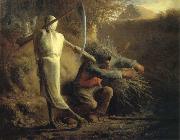 Jean Francois Millet Death and the woodcutter Sweden oil painting artist